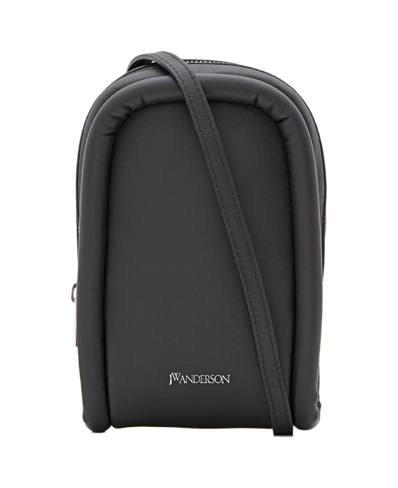 バッグ JW ANDERSON PHONE BUMPER-POUCH J.W.ANDERSON BUMPER-POUCH LEATHER PHONE POUCH black AC0228