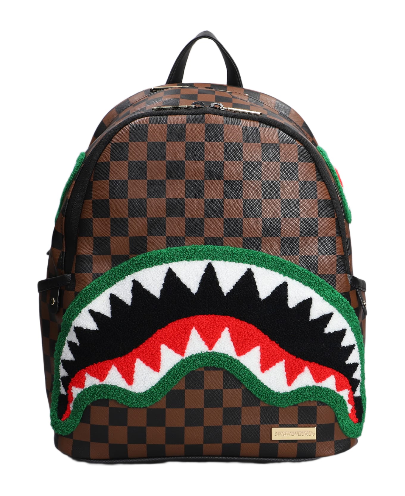 Sprayground Backpack In Brown Pvc - Marrone バックパック