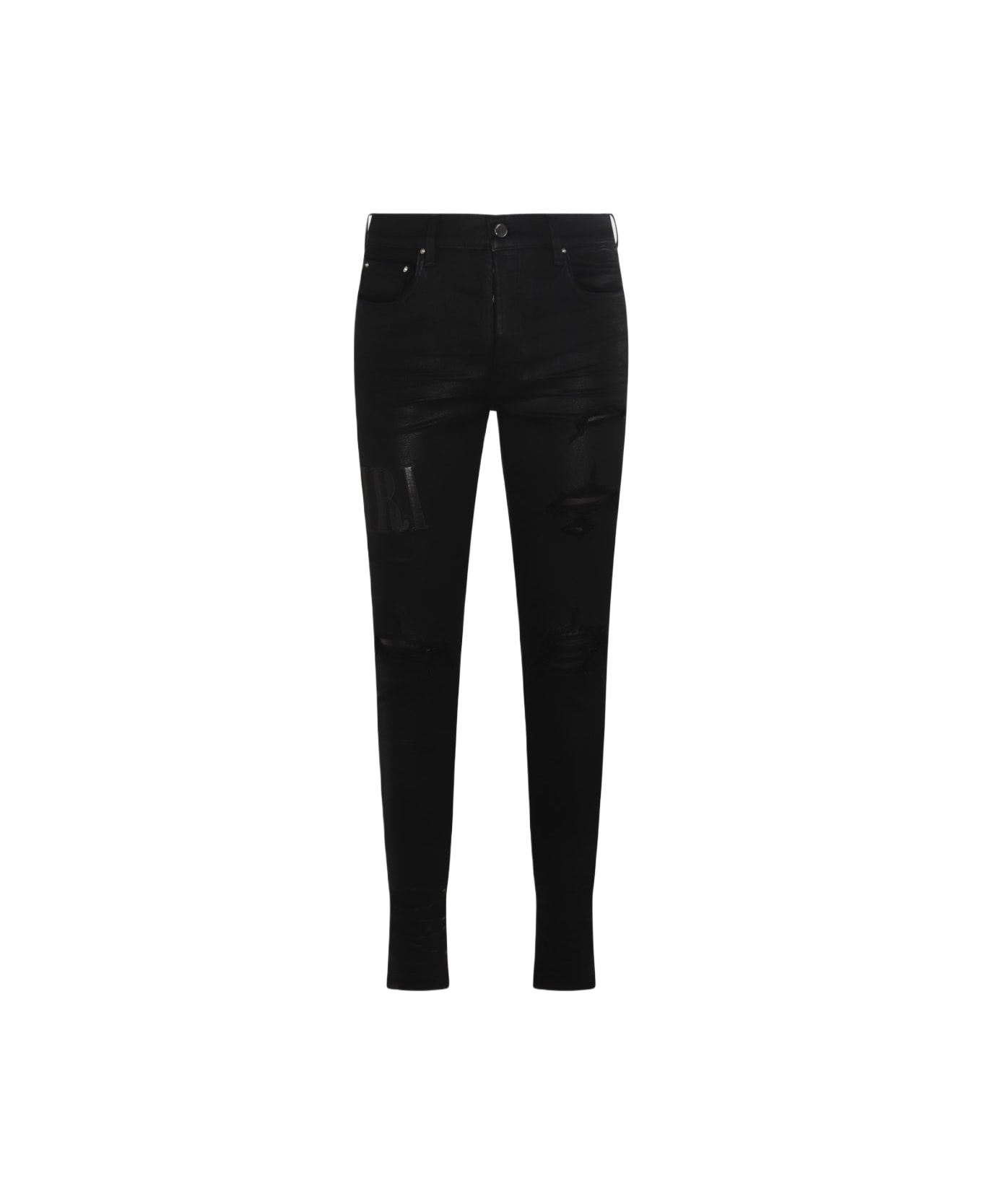 AMIRI Black Cotton Jeans - FADED BLACK デニム
