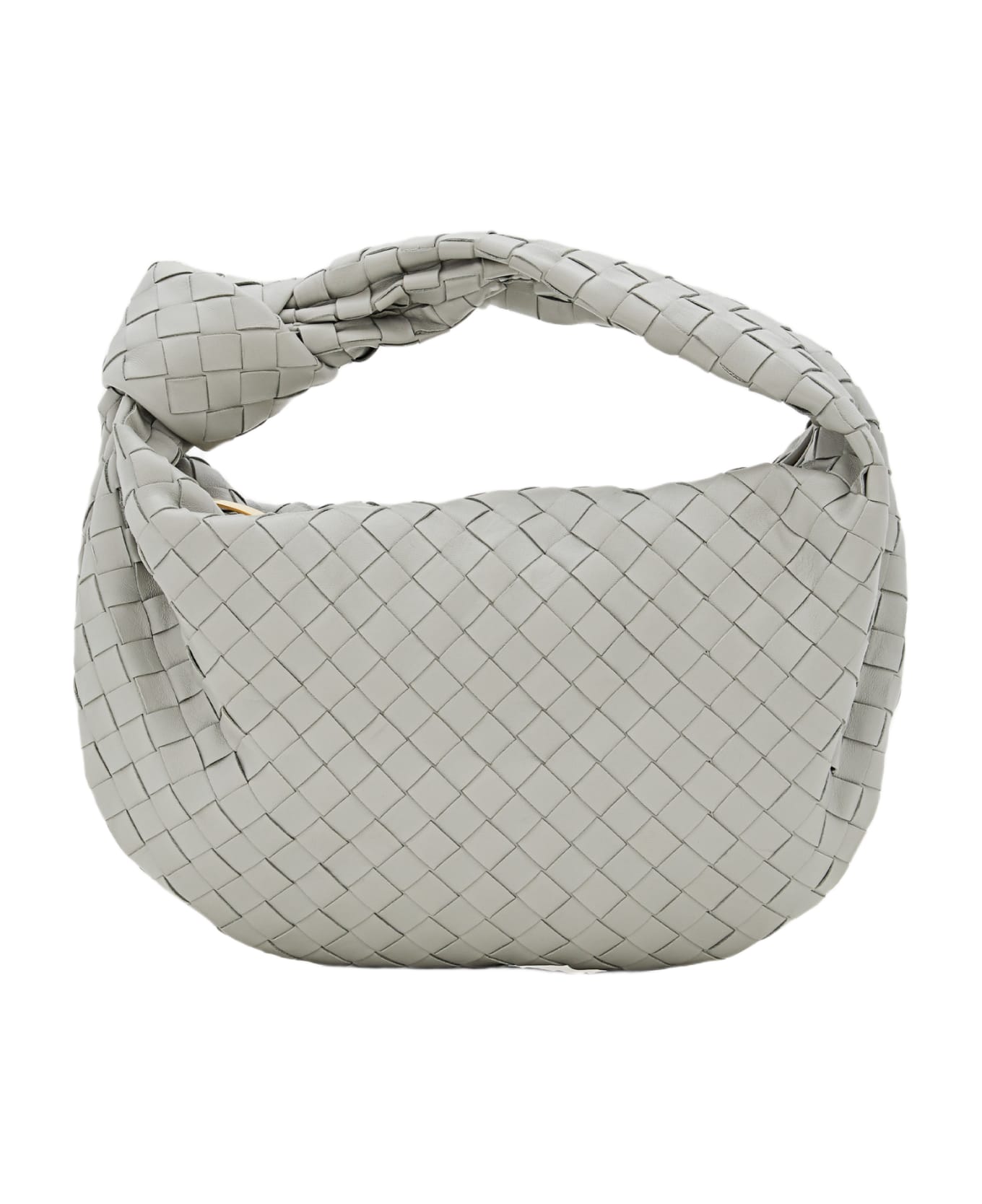 Bottega Veneta Teen Jodie Leather Handbag - Grey