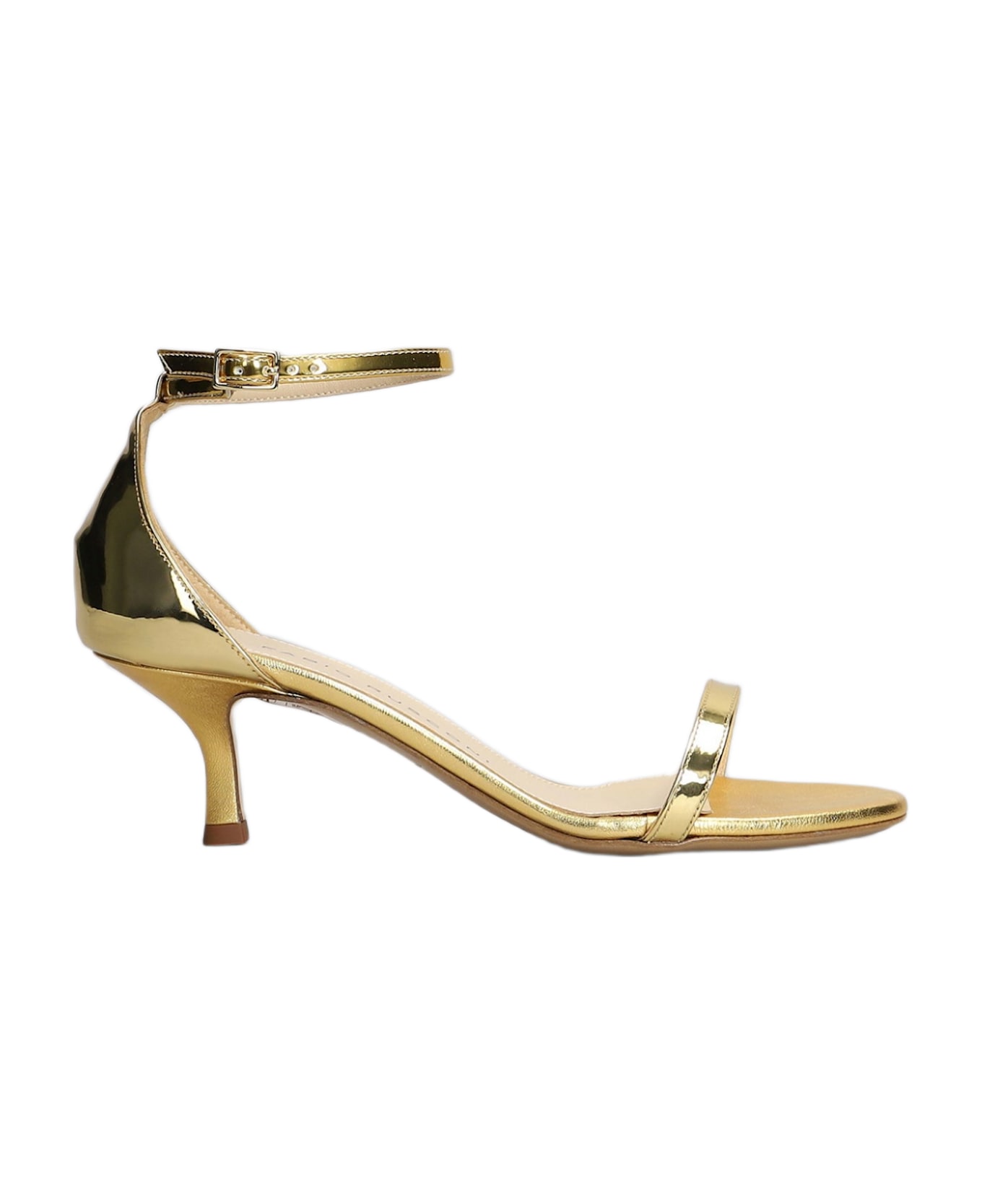 Fabio Rusconi Sandals In Gold Leather - gold