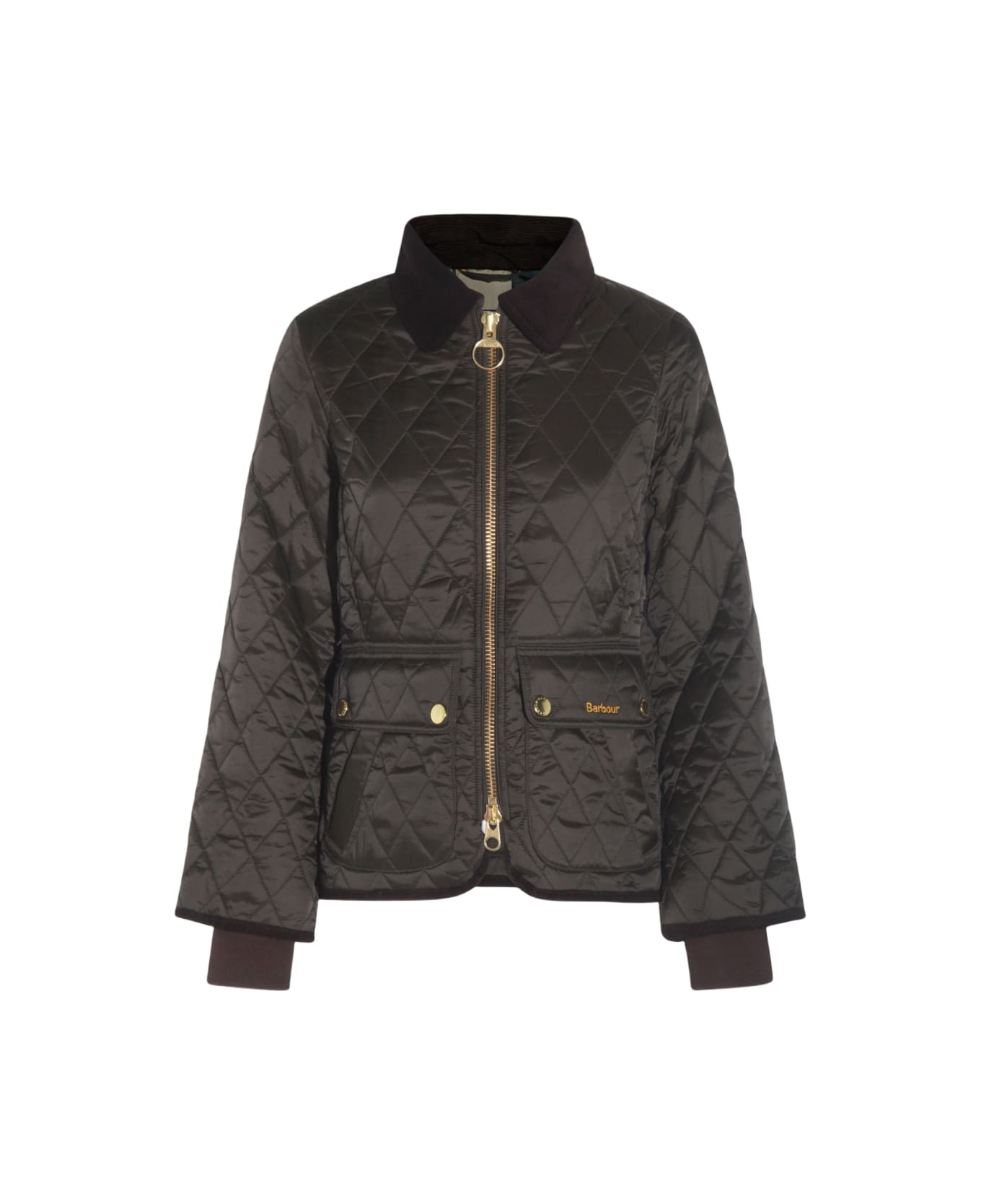 Barbour Dark Green Down Jacket - SAGE
