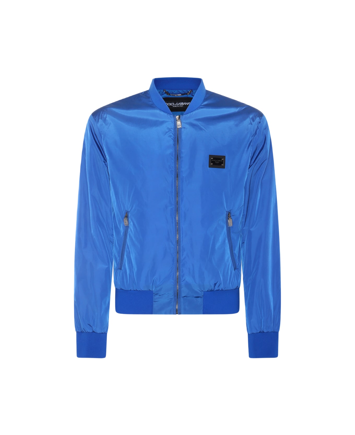 Dolce & Gabbana Blue Casual Jacket - Blue