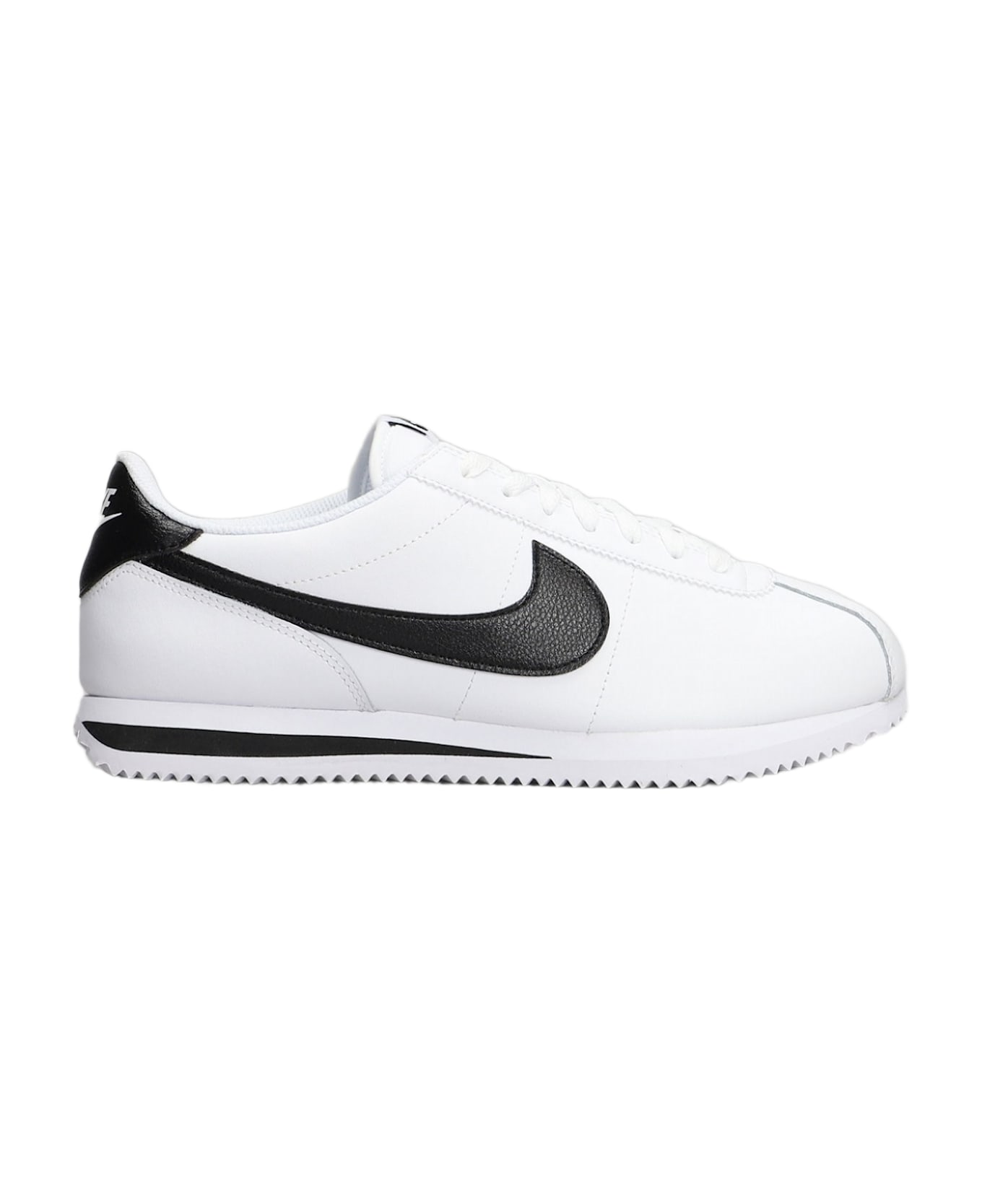 Nike Cortez Sneakers In White Leather - white