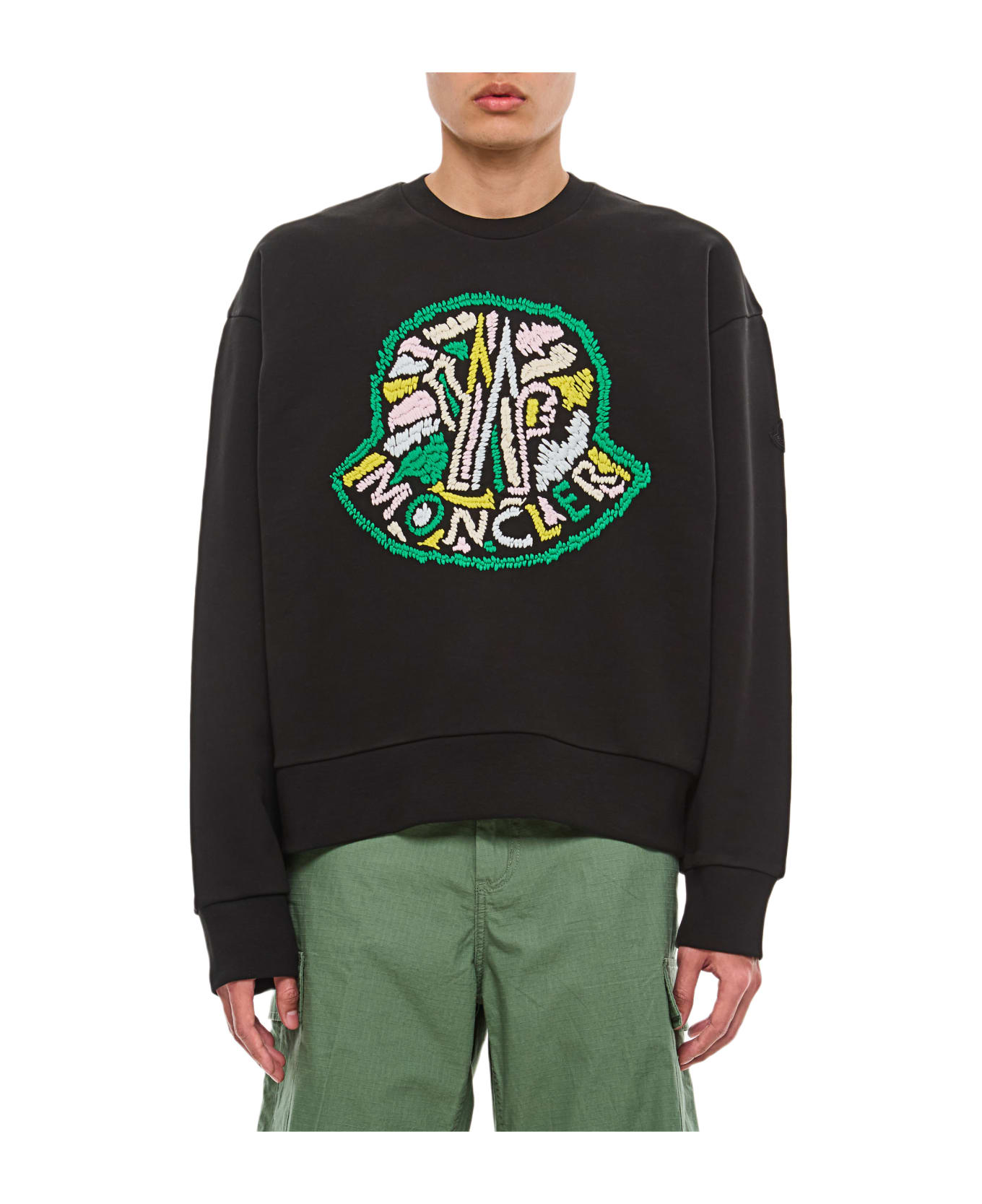 Moncler Cotton Sweatshirt - Grey