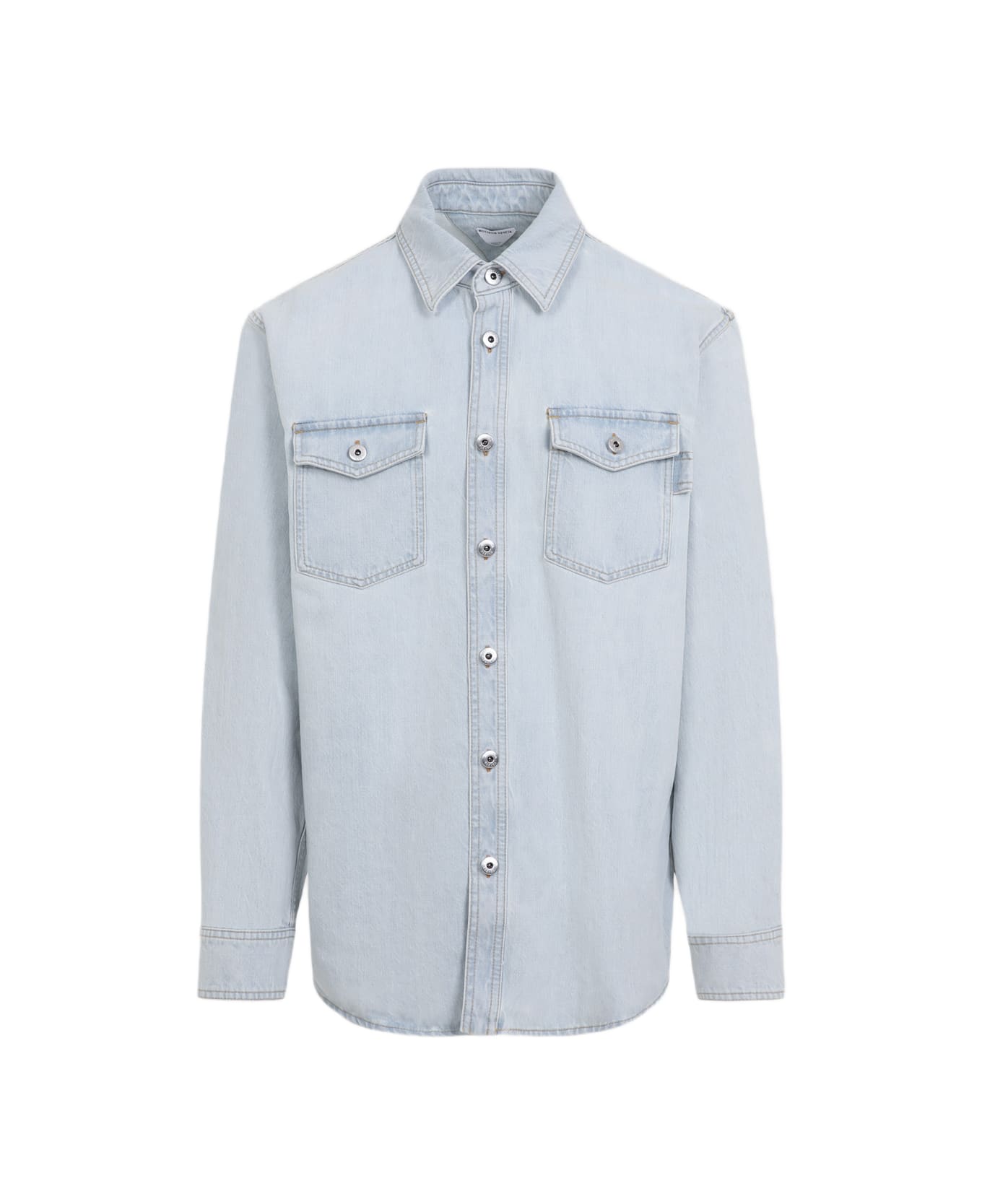 Bottega Veneta Denim Shirt - Light Blue
