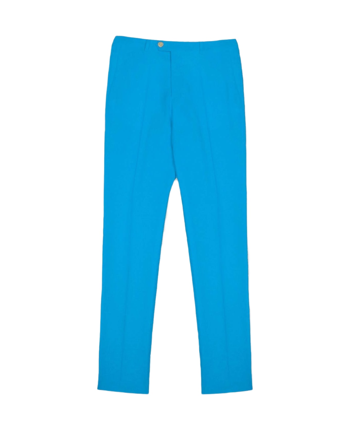 Larusmiani Velvet Trousers Howard Pants - LightBlue