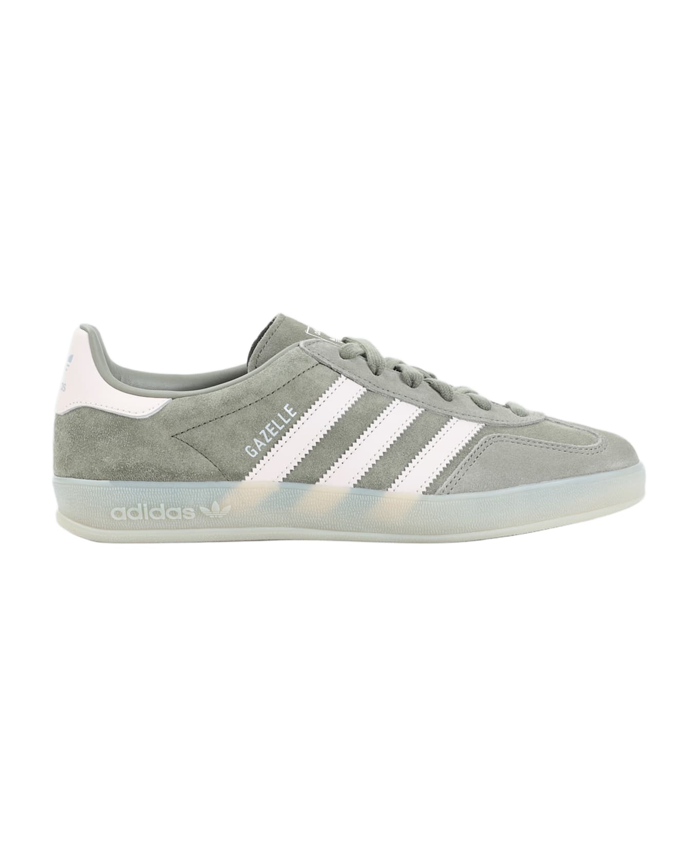 Adidas Gazelle Indoor Sneakers - Olive Strata Wonder Quartz