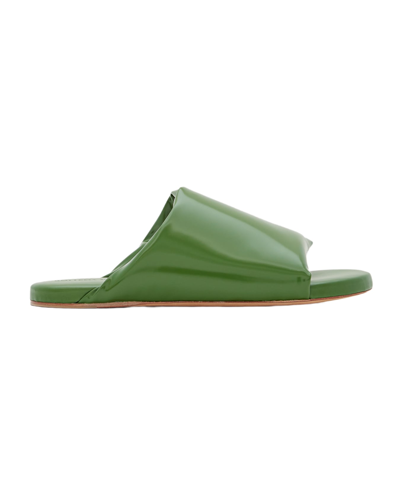 Bottega Veneta Leather Slide - Green