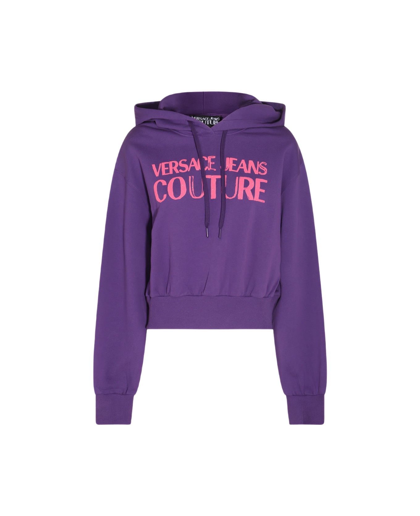 Versace Jeans Couture Violet Cotton Sweatshirt - VIOLET フリース