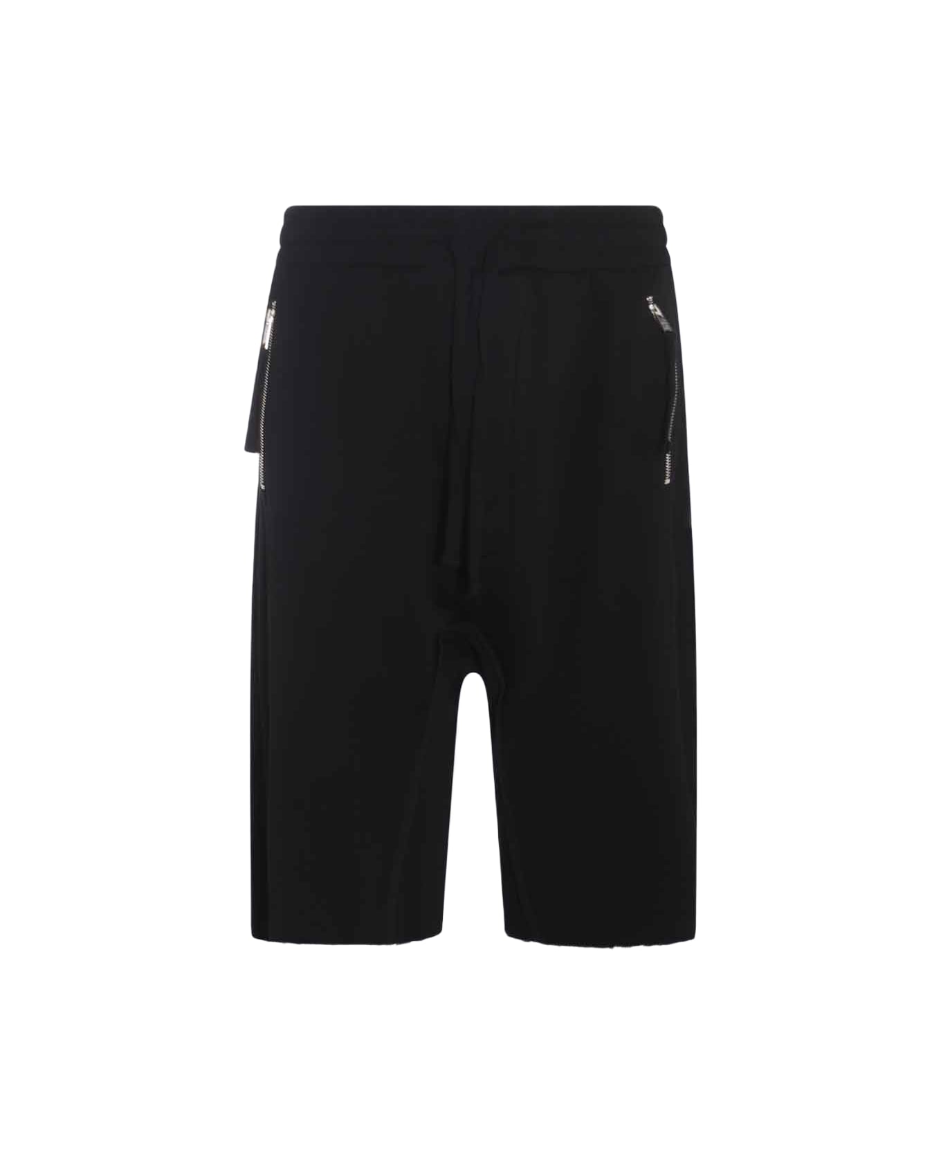 Thom Krom Black Cotton Shorts - Black ショートパンツ