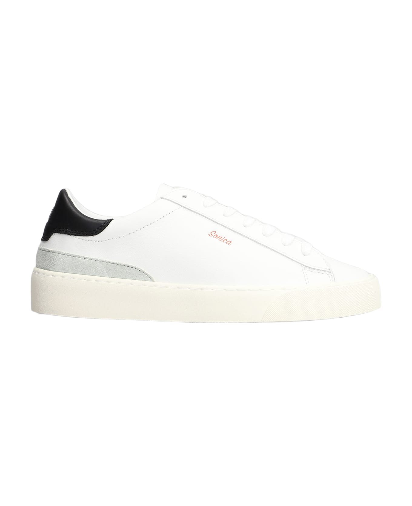 D.A.T.E. Sonica Sneakers In White Leather - white