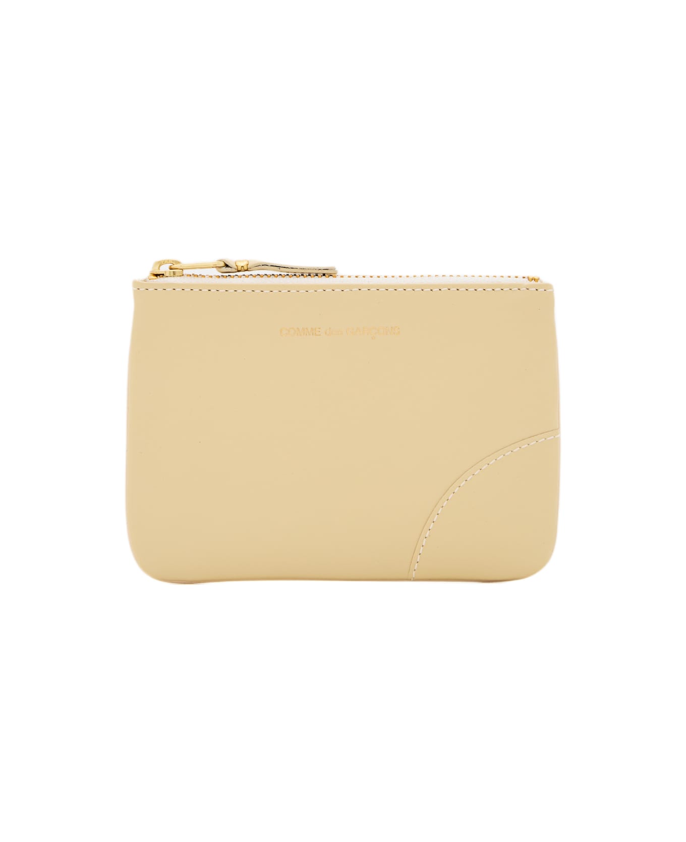 Comme des Garçons Play Classic Line Leather Wallet - Beige