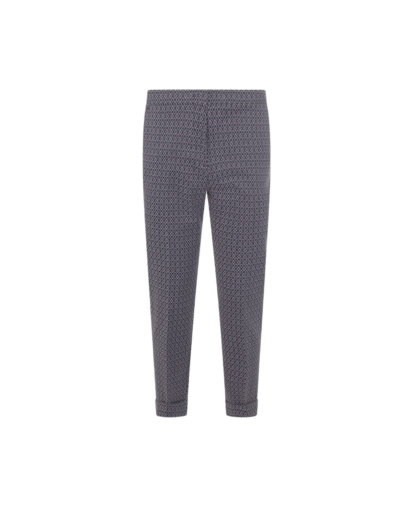 Etro Navy Pants - Blue