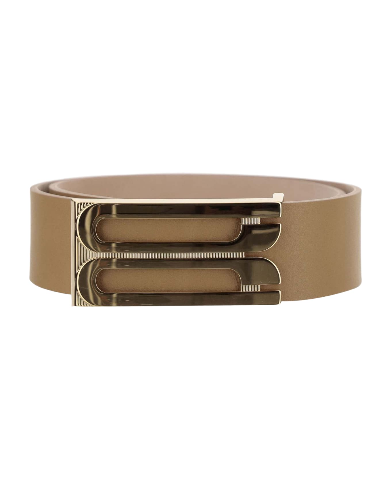 Victoria Beckham Jumbo Frame Leather Belt - Beige ベルト
