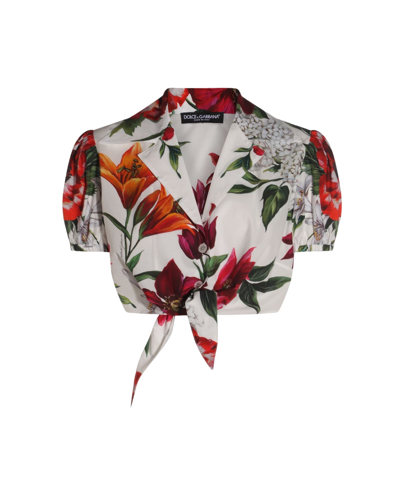 Dolce 
Gabbana Multicolor Cotton Shirt - Multicolor