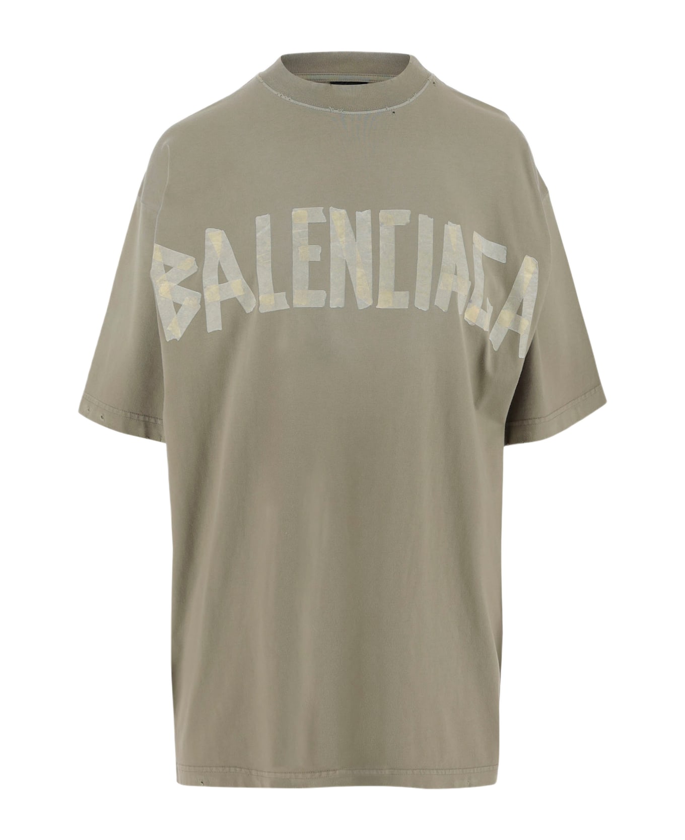Balenciaga Cotton Over T-shirt - Green