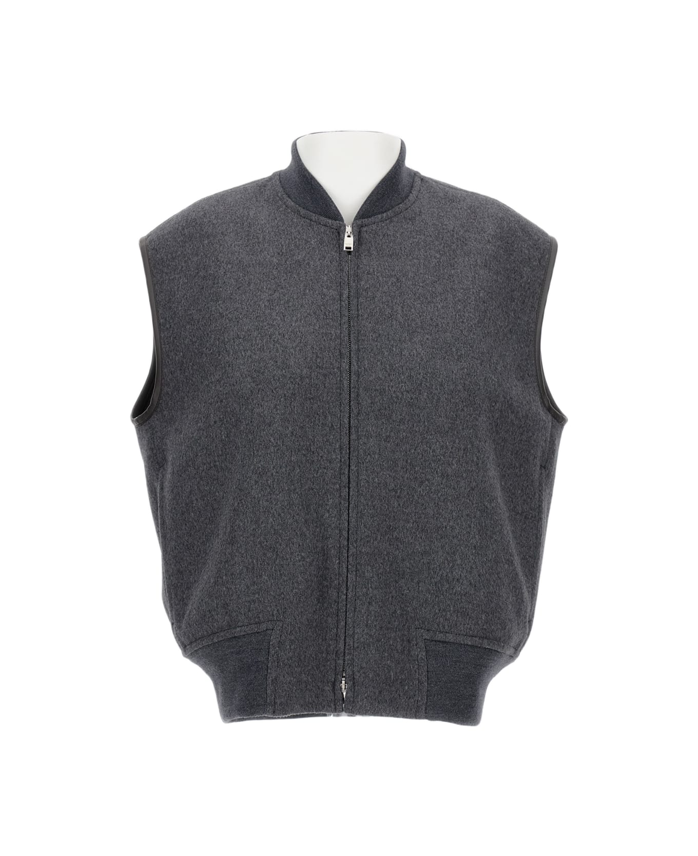 Bottega Veneta Wool Vest - Grey