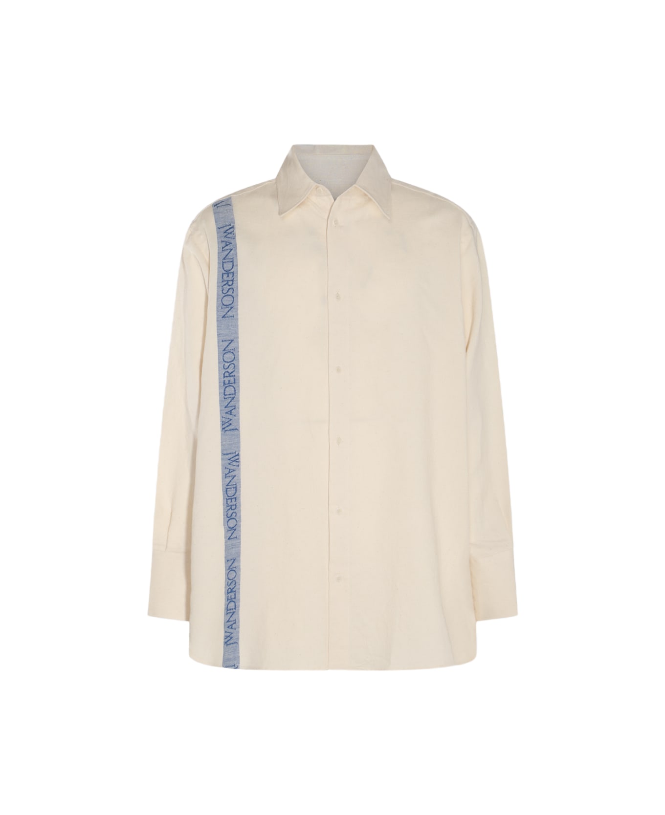 J.W. Anderson Off White Cotton Shirt - OFF-WHITE