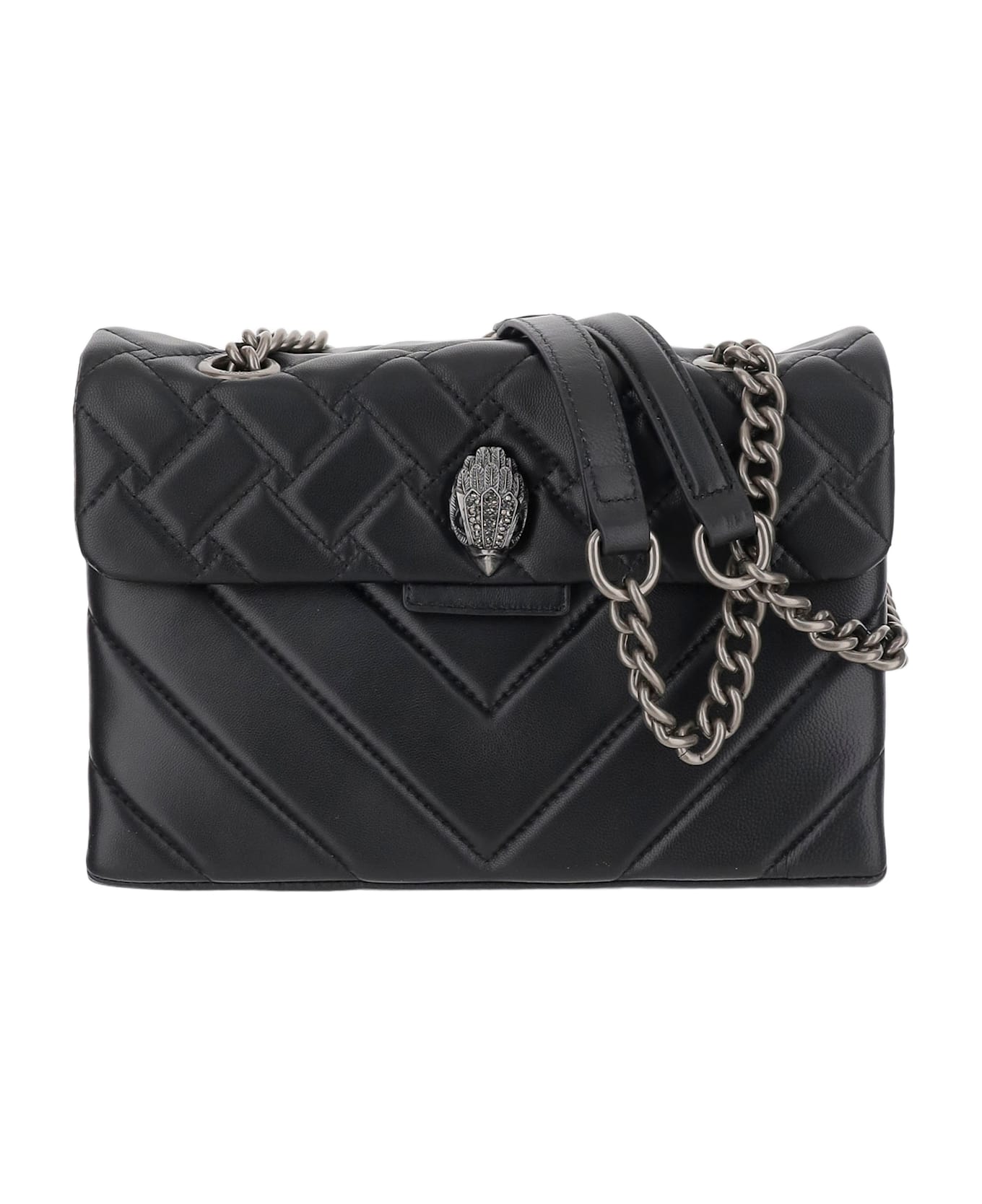Kurt Geiger Leather Kensington Bag - Black