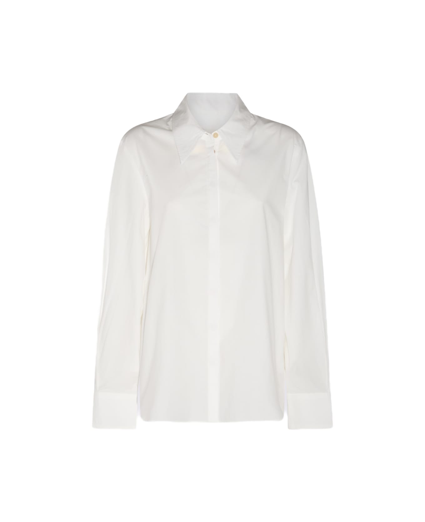 Khaite White Cotton Shirt - White