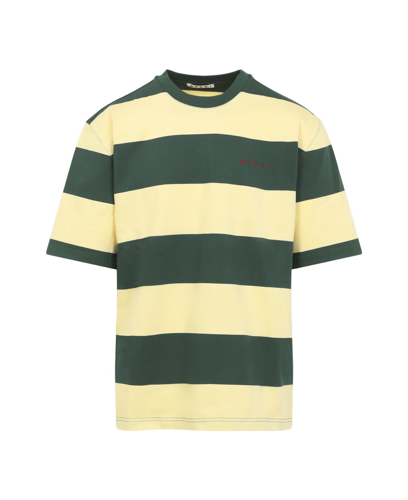 Marni Cotton T-shirt - Emerald Yellow