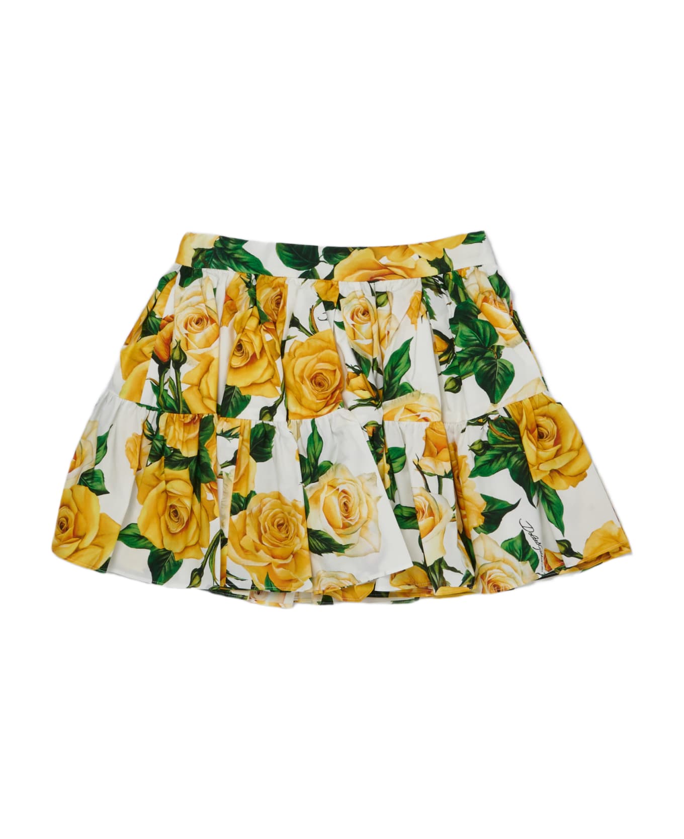 Dolce & Gabbana Skirt Skirt - BIANCO-GIALLO