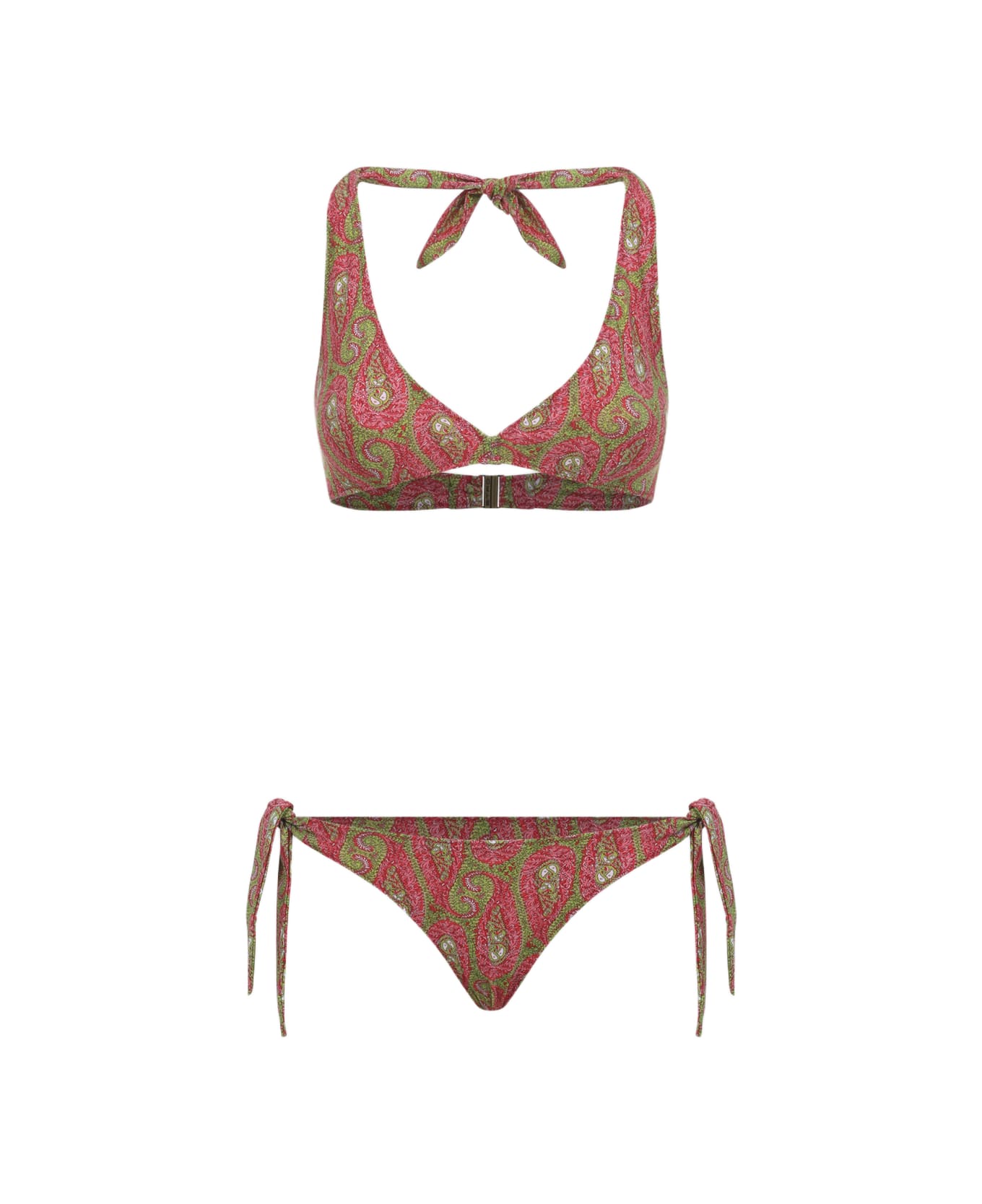 Etro Paisley Foliage Bikini - Green