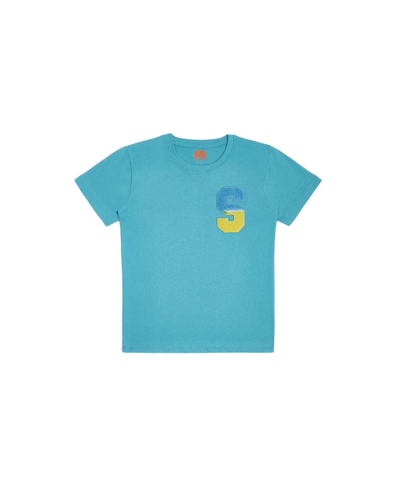 Sundek T-shirt With Application - Blue
