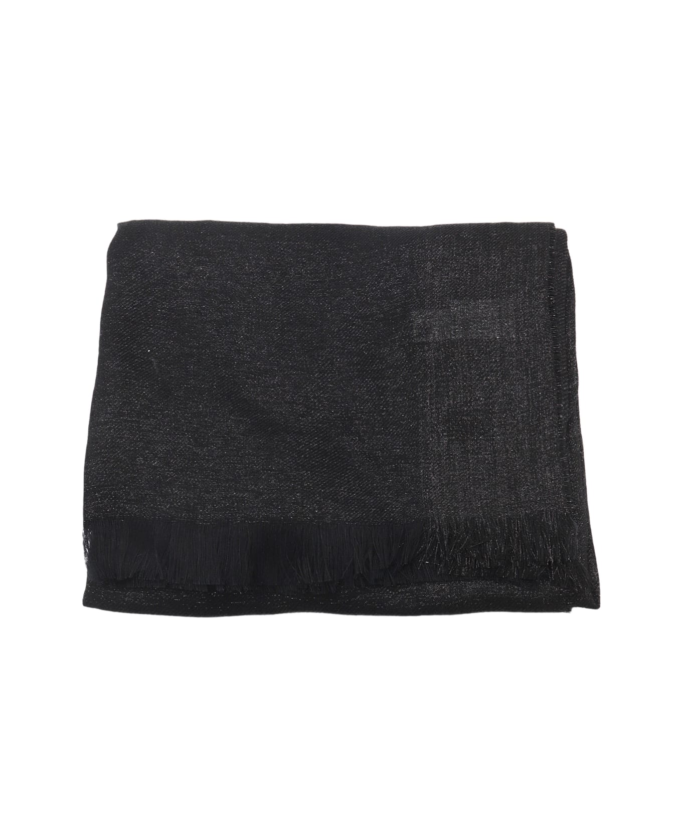 Fabiana Filippi Black Linen Scarves - Black