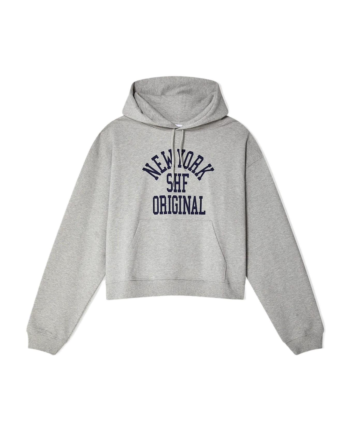 Sky High Farm Unisex Shf Original Hoodie Knit - Grey Melange