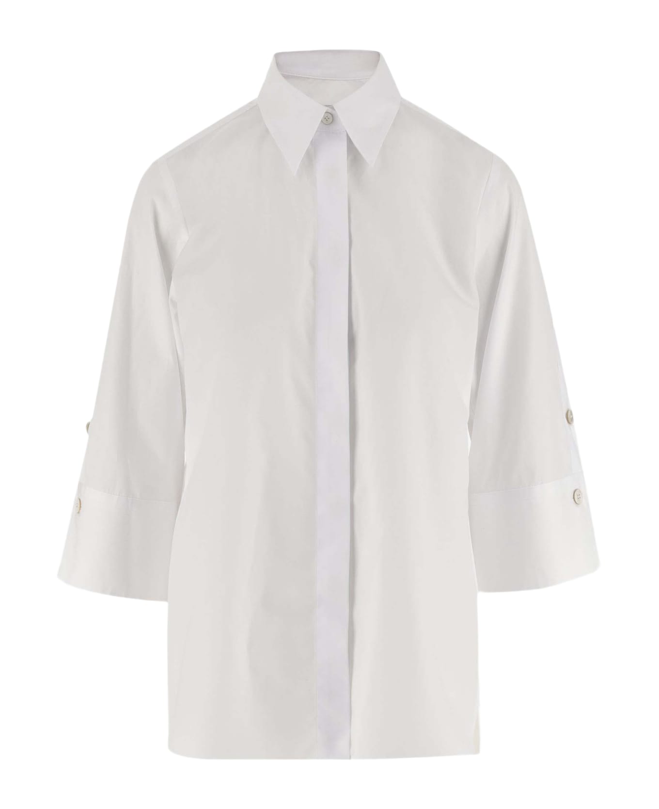 Alberto Biani Cotton Shirt - White シャツ