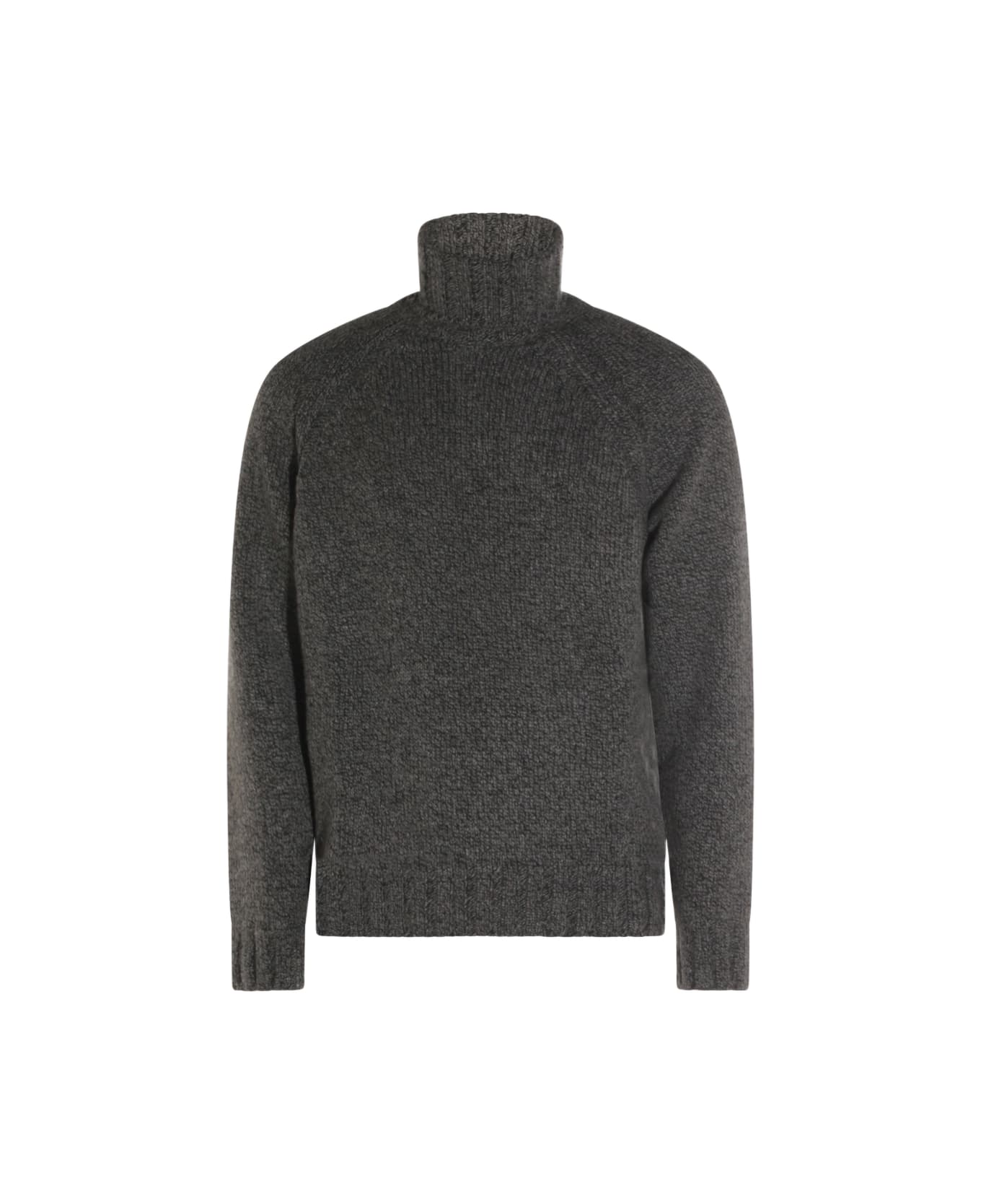 Zegna Dark Grey Cashmere Knitwear - Grey