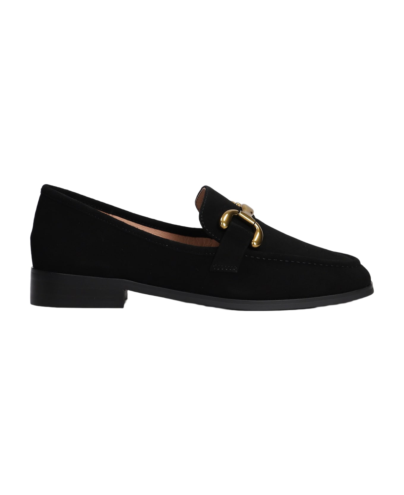 Bibi Lou Loafers In Black Suede - black