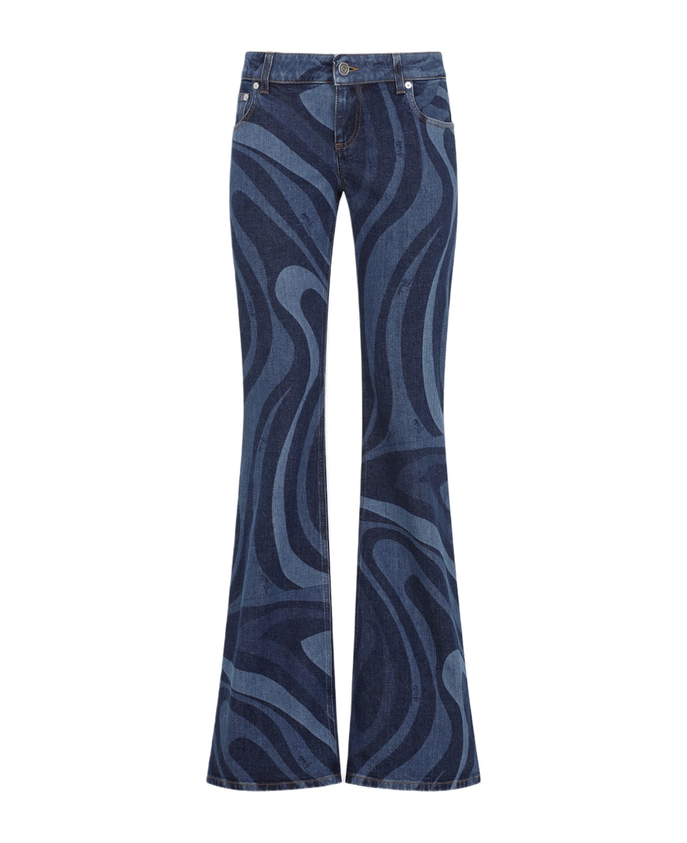 Pucci Stretch Laser Jeans - Blu Medio