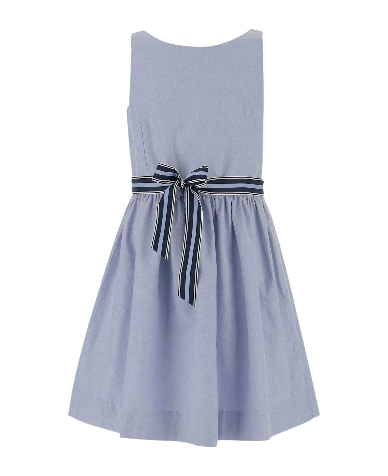 Polo Ralph Lauren Cotton Dress With Logo - Blue