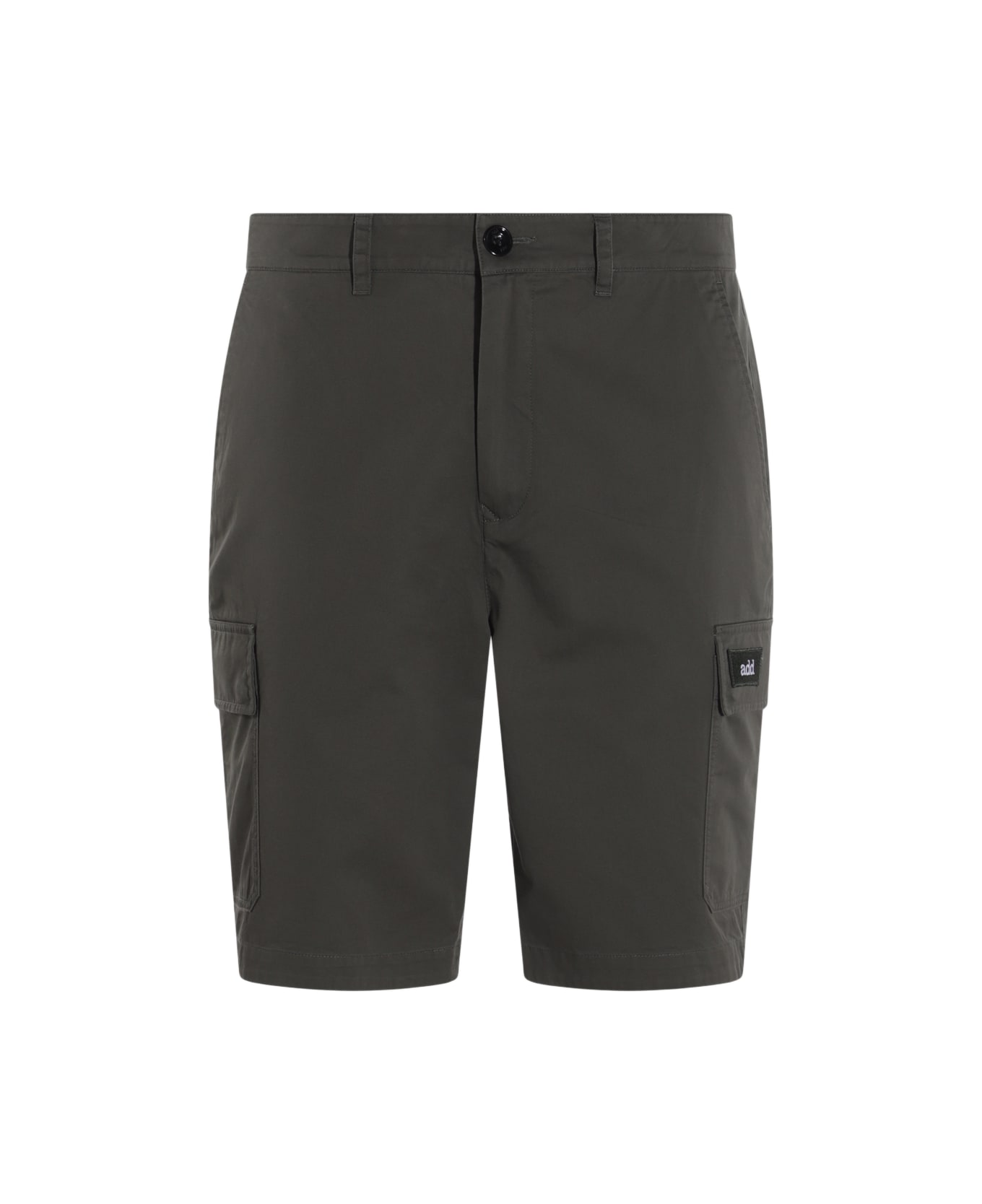 Add Dark Green Cotton Shorts - GRAPE LEAF