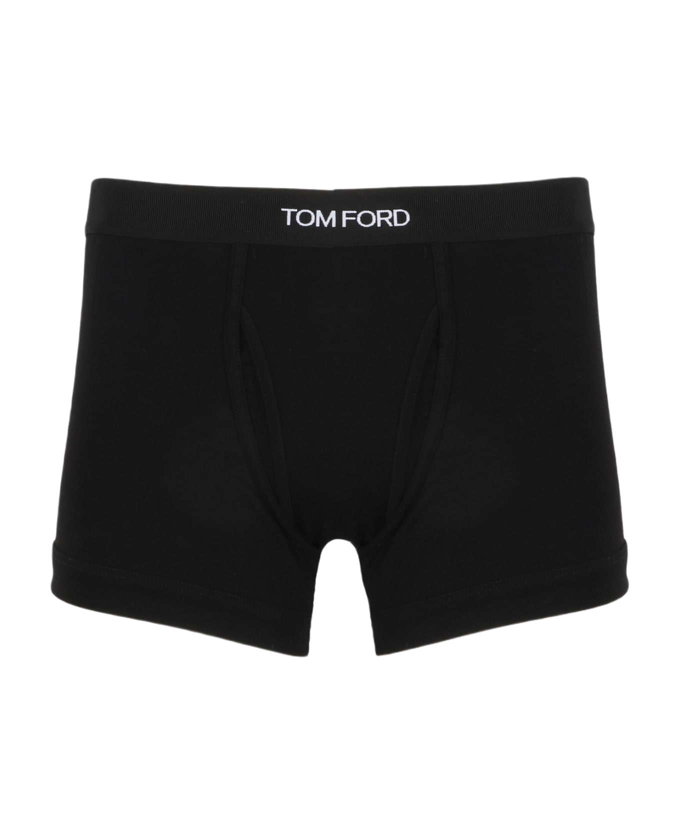 Tom Ford Cotton Boxer Briefs - Black