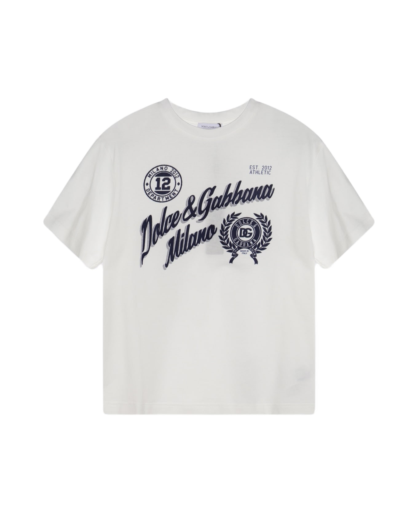 Dolce 
Gabbana White Cotton T-shirt - White