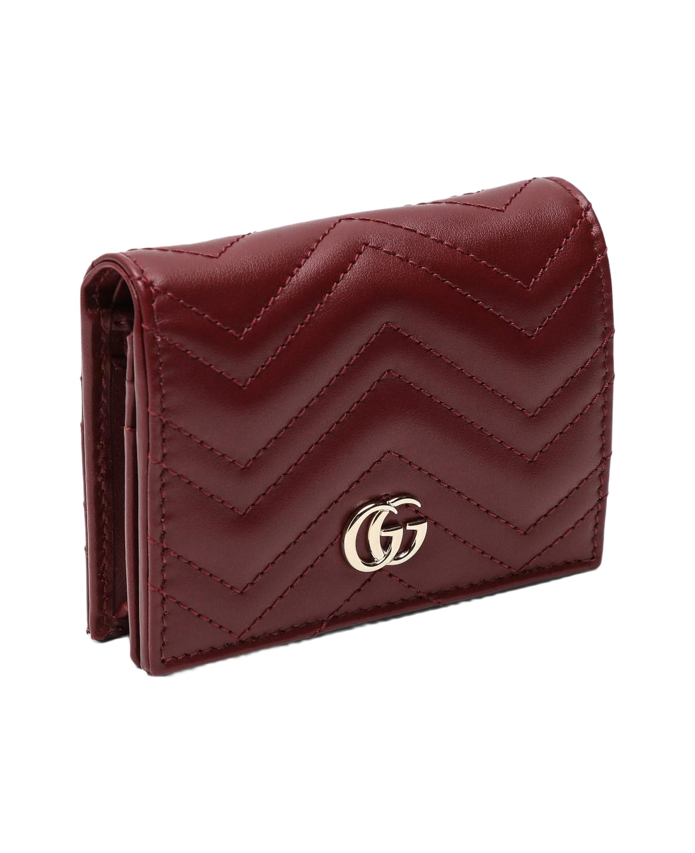 Gucci Gg Marmont Rosso Ancora Card Holder 財布