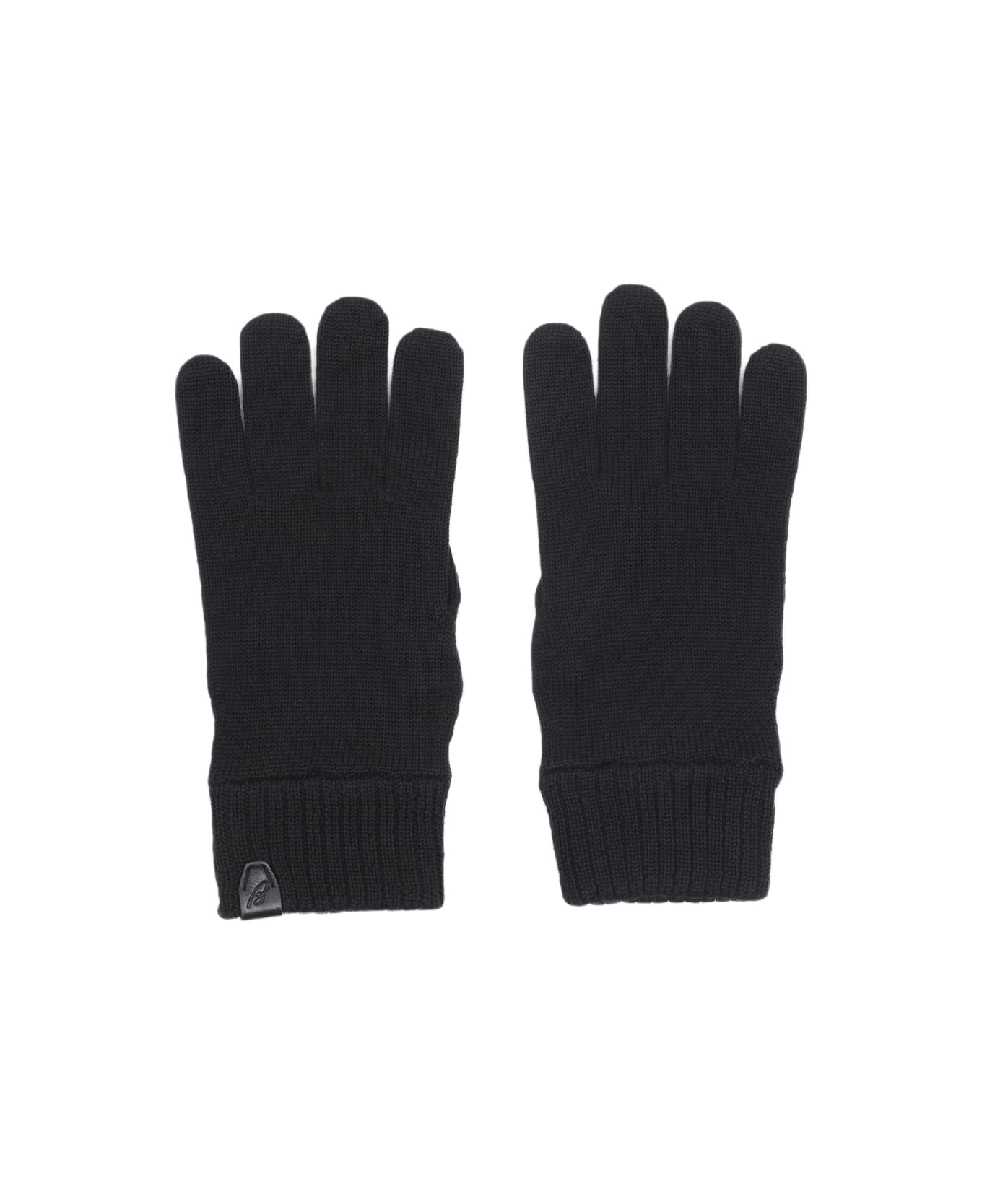 Brioni Wool Gloves - Black