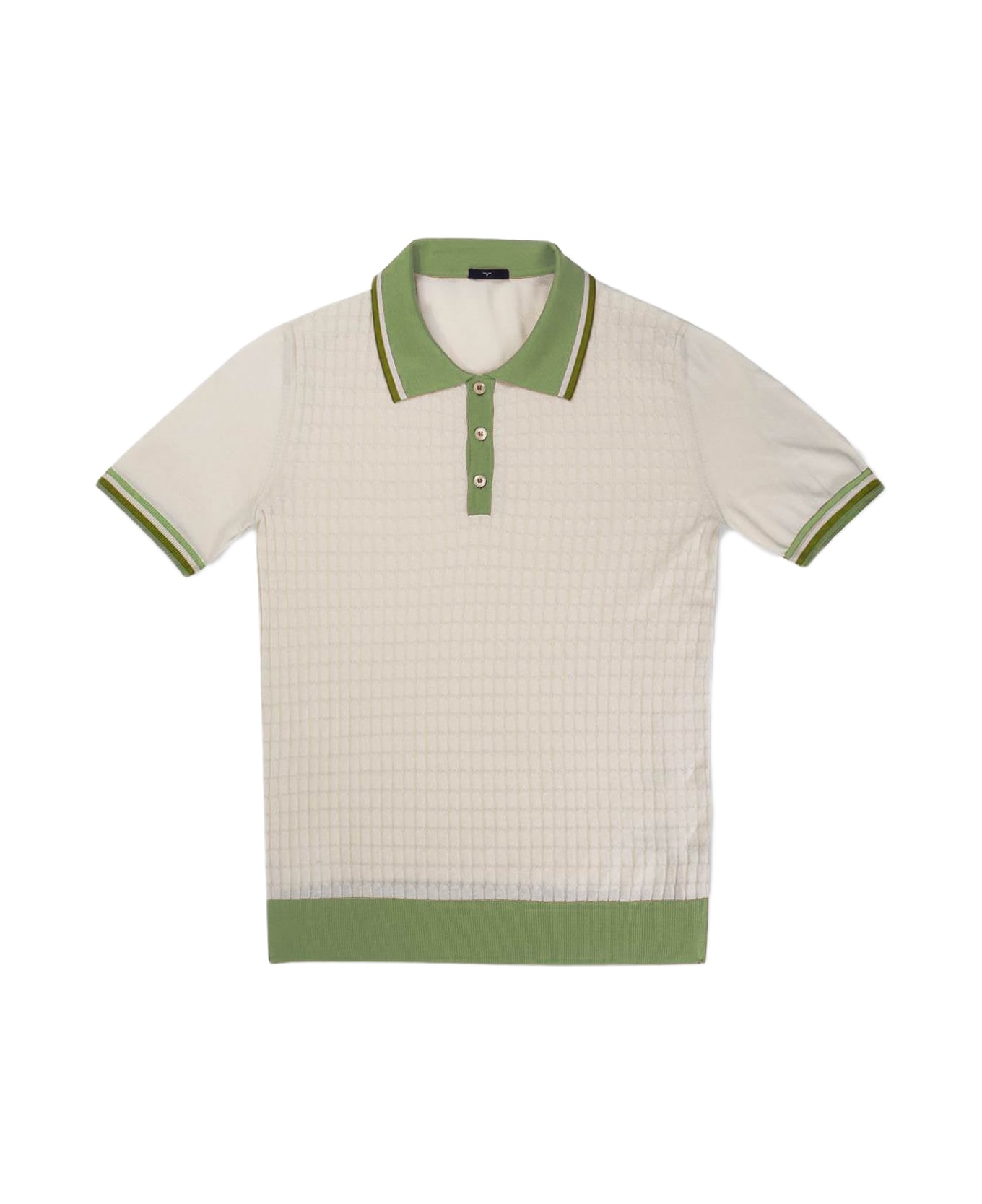 Larusmiani 'pierrot' Polo Polo Shirt - Green