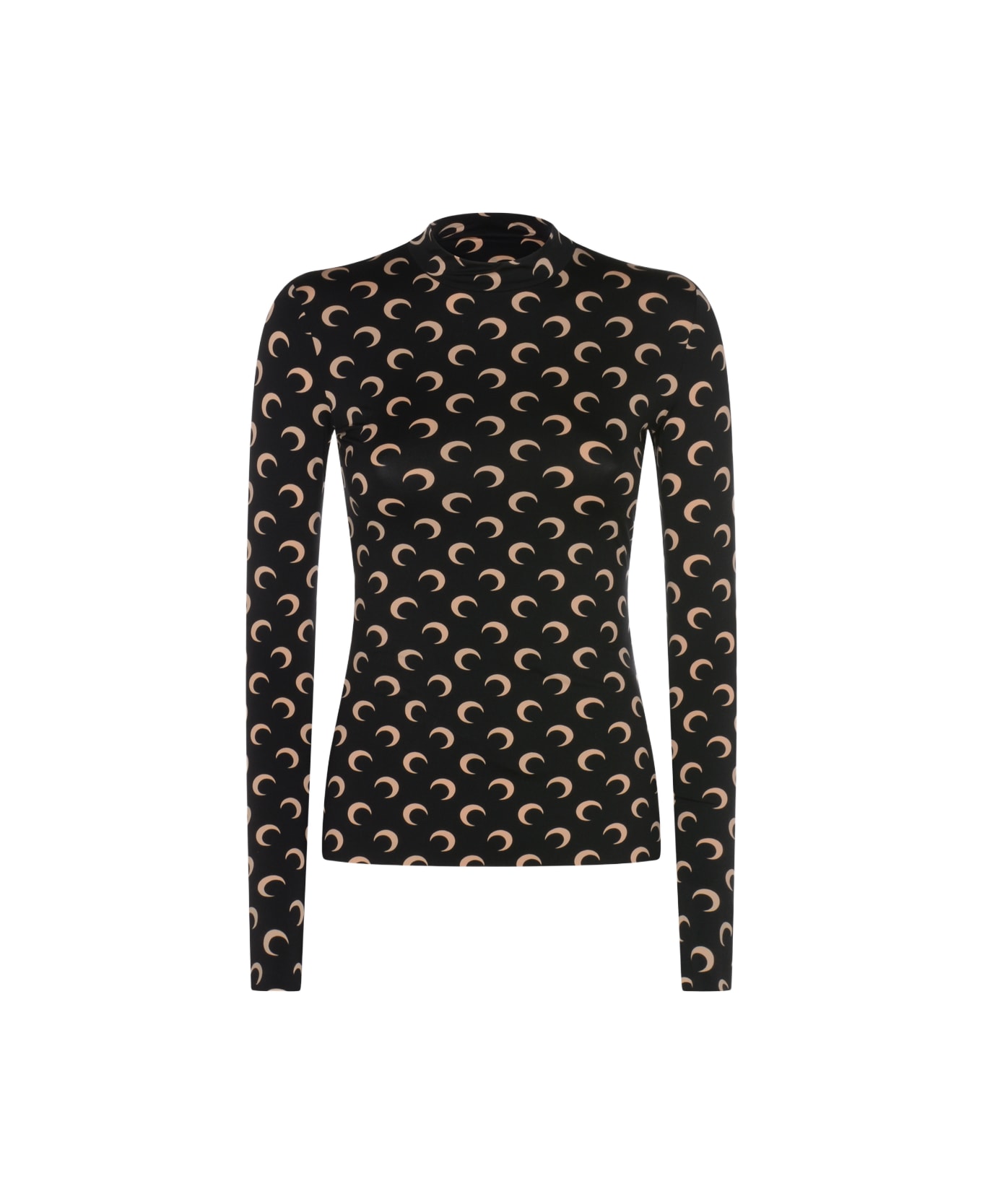 Marine Serre Black Top - INVERSE TAN