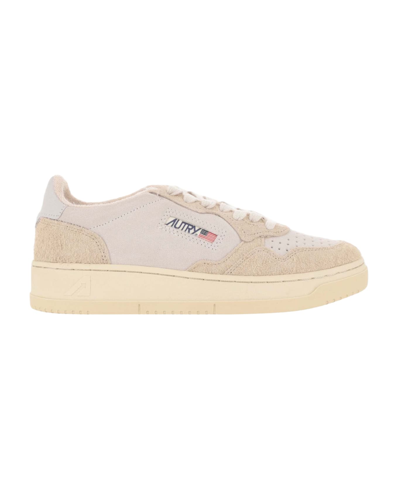 Autry Low Medalist Sneakers - Beige