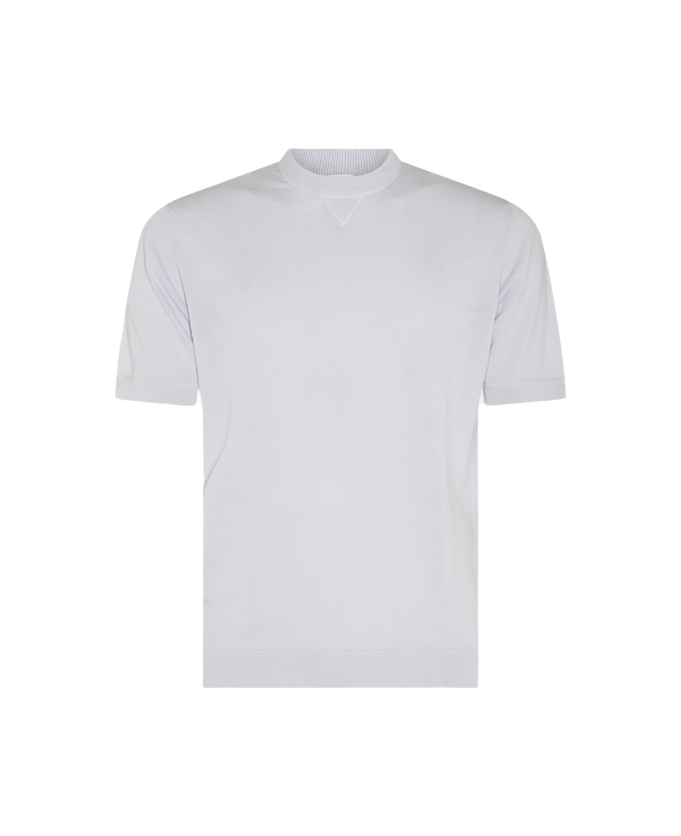 Eleventy Light Grey Cotton T-shirt