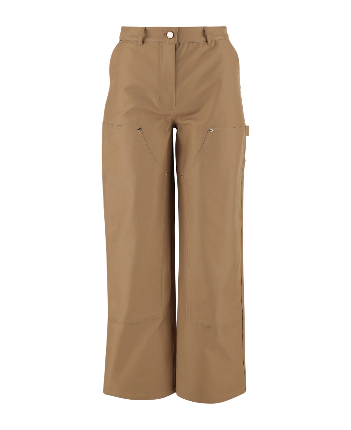 Casablanca Cotton Cargo Pants - Beige