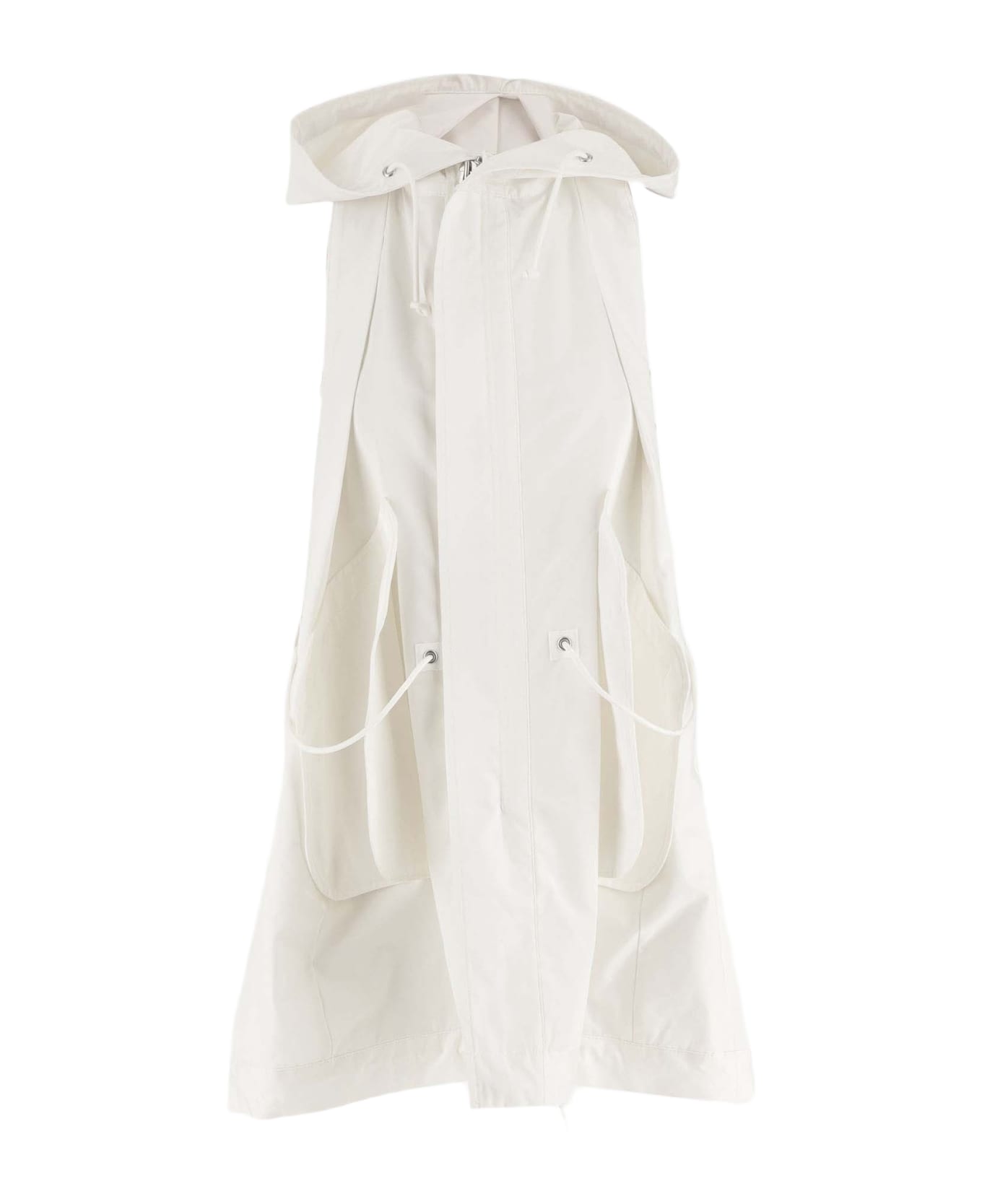 Sacai Cotton Vest - White レインコート