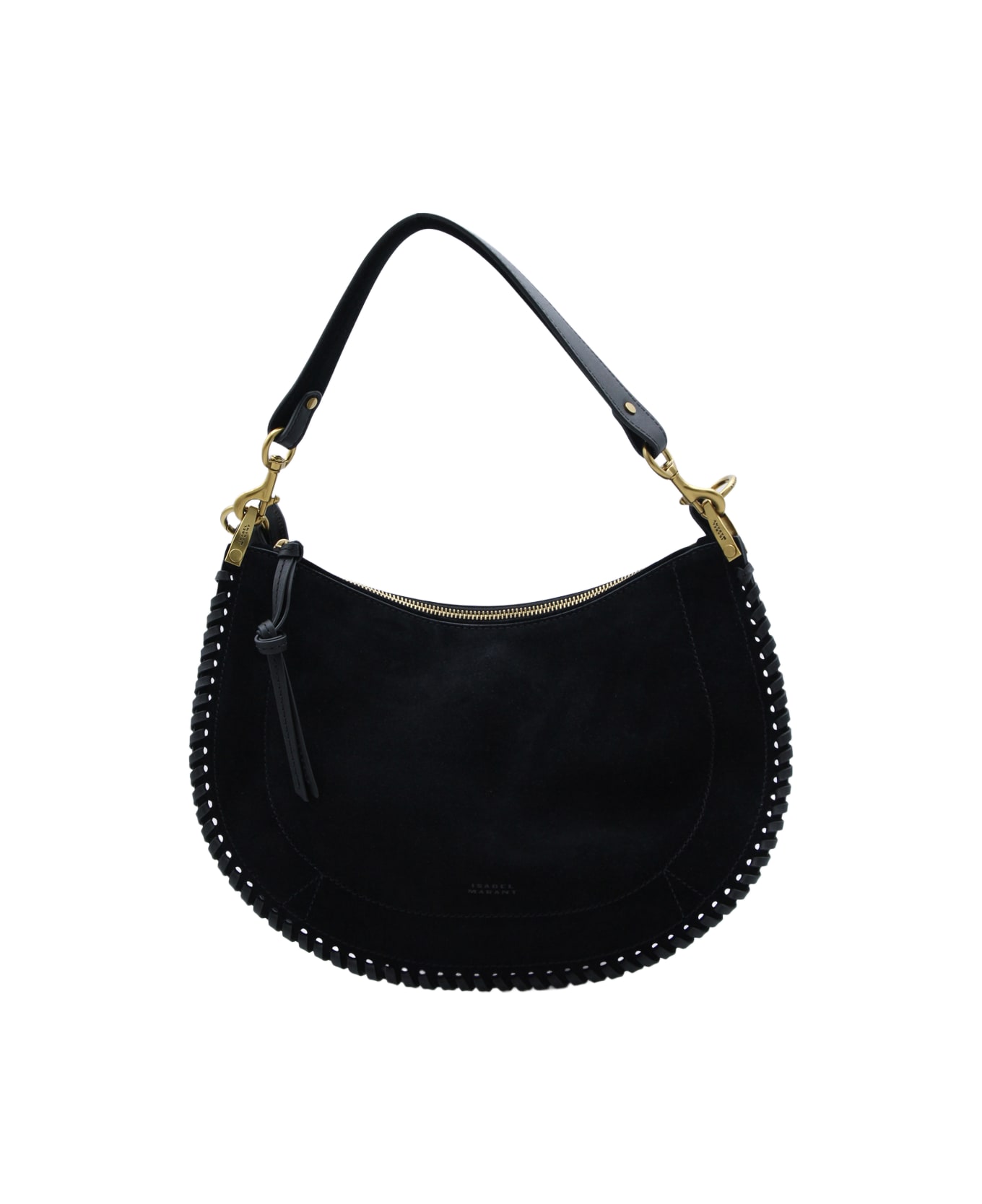Isabel Marant Black Leather Shoulder Bag - Black