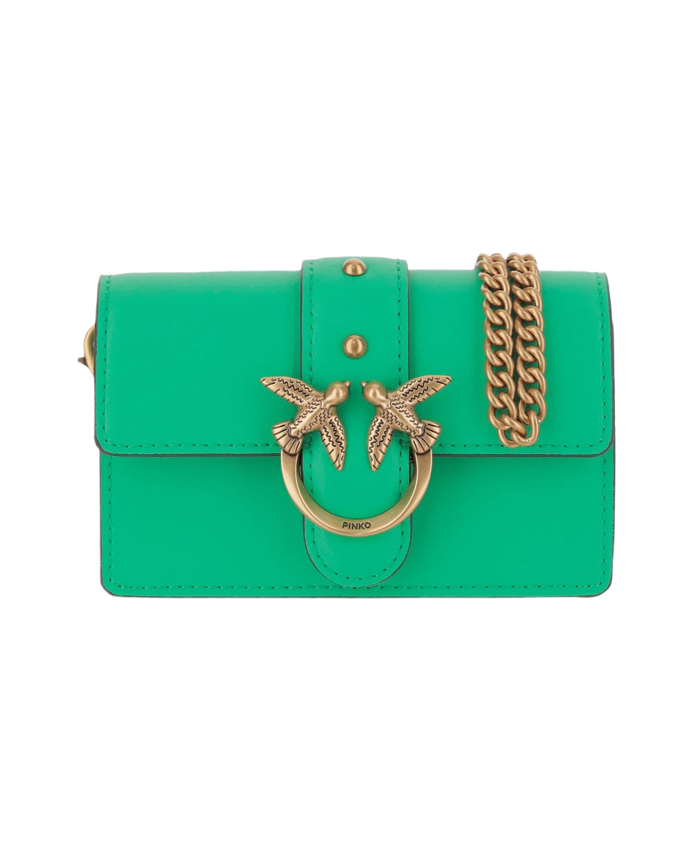 Pinko Micro Love One Simply Bag - Green