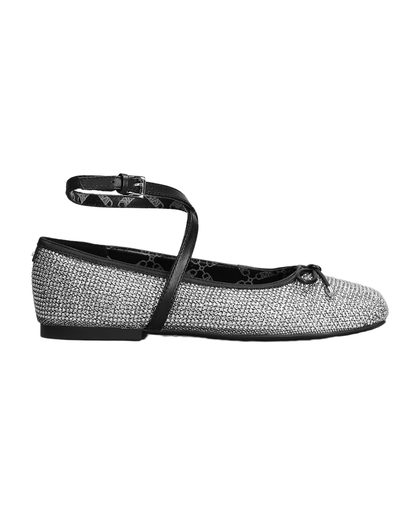 Michael Kors Collette Flex Ballet Flats In Black Leather - black